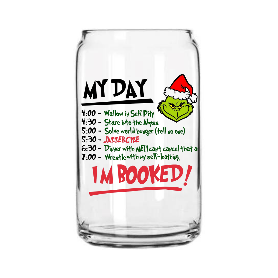 I'm BOOKED! Glass Can