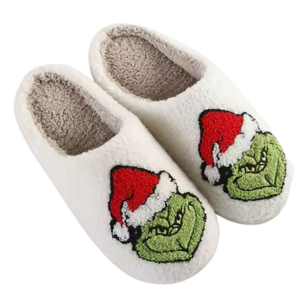 Grinchy Slippers