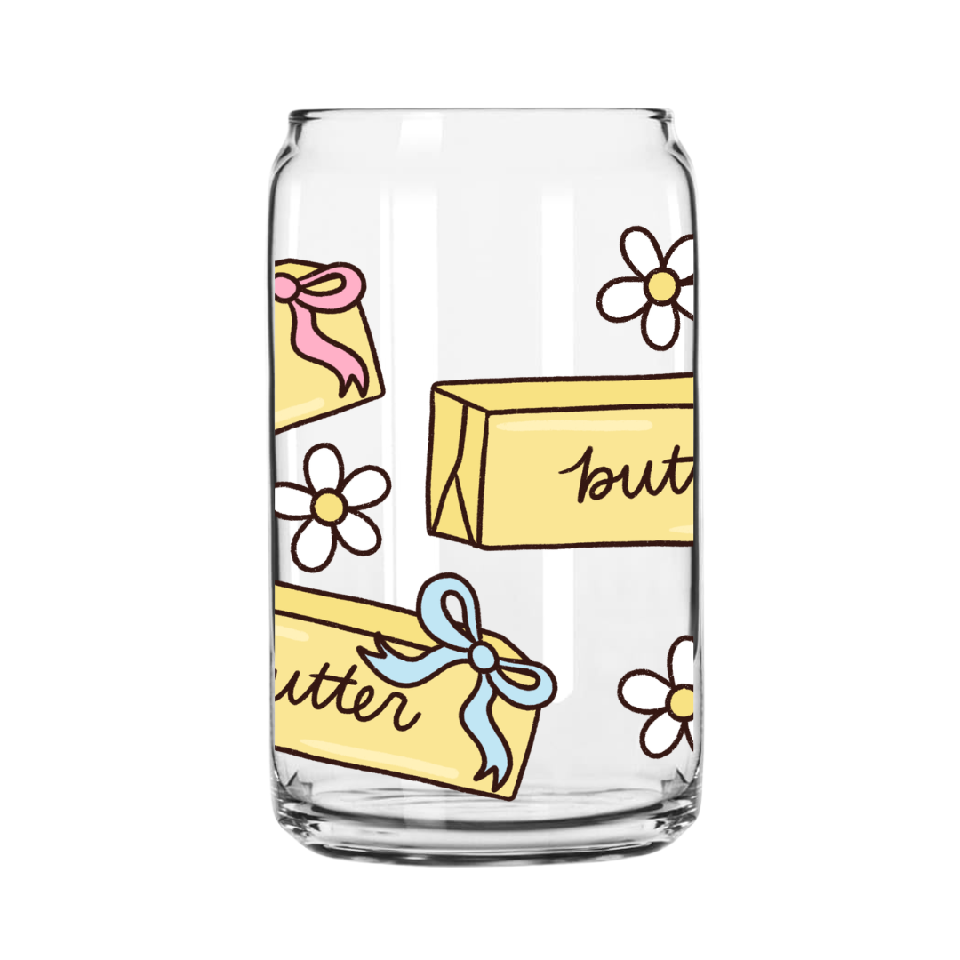 Butter Glass Can