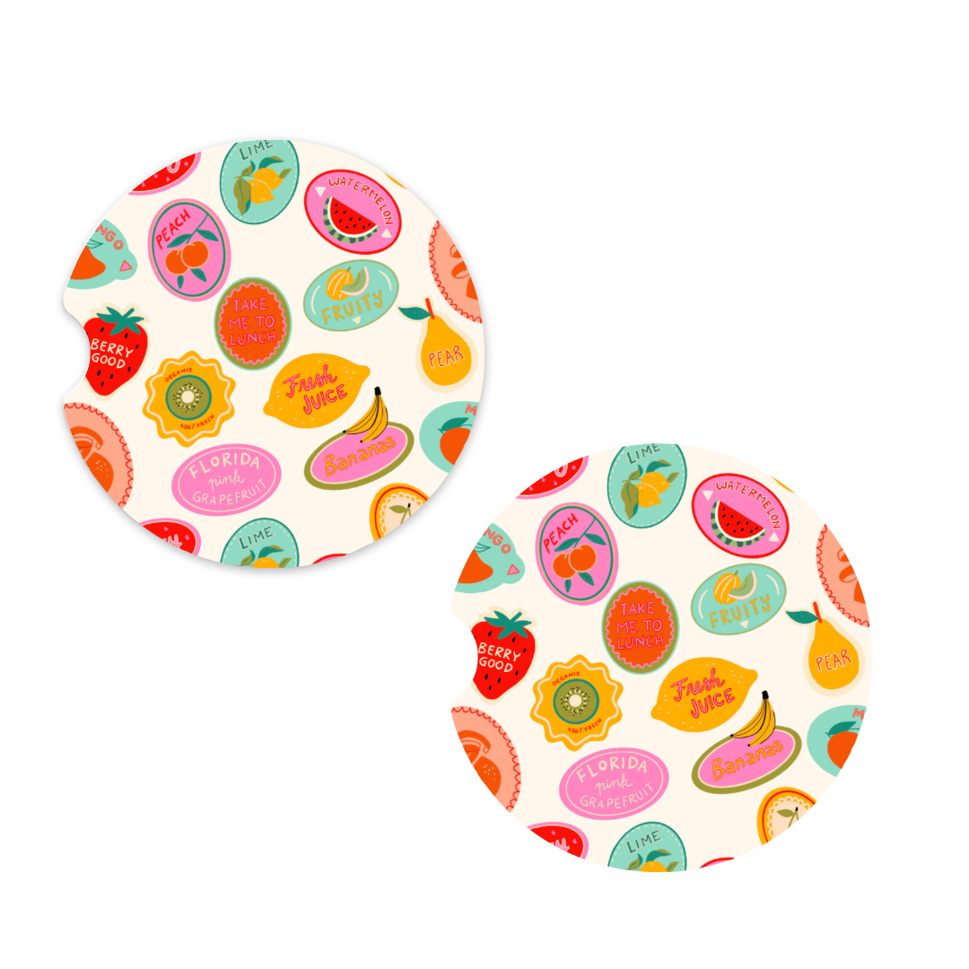 Farmers Market Car Coasters