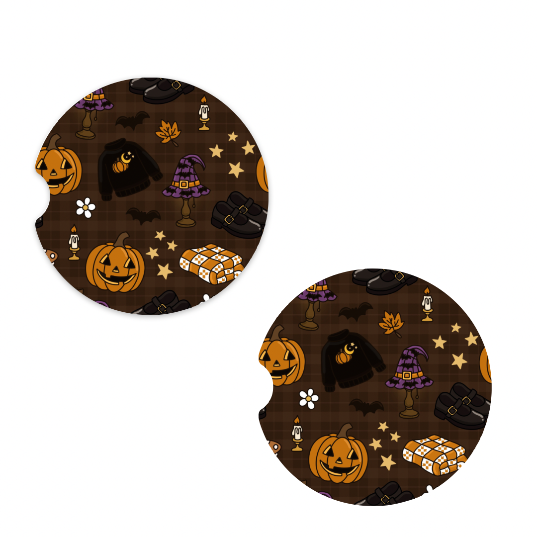 Witchy Car Coasters