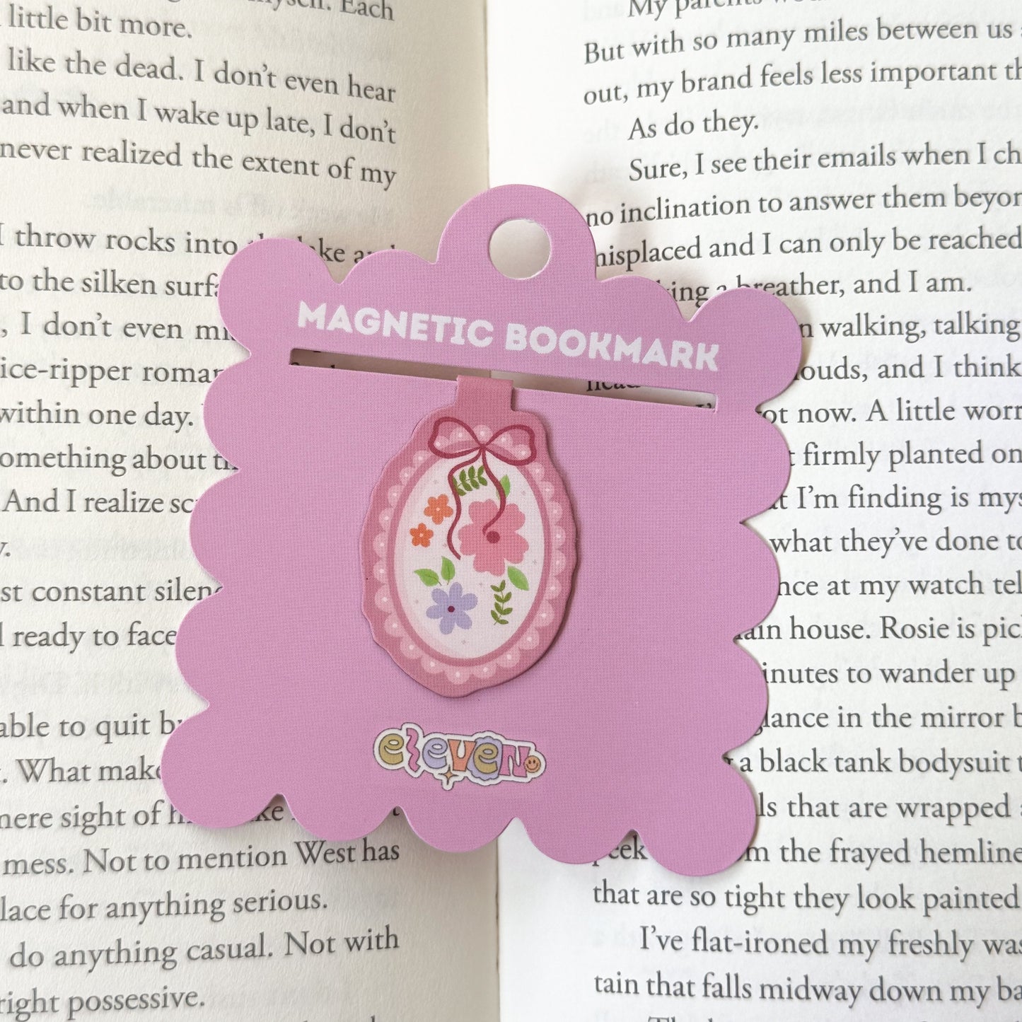 Floral Magnetic Bookmark