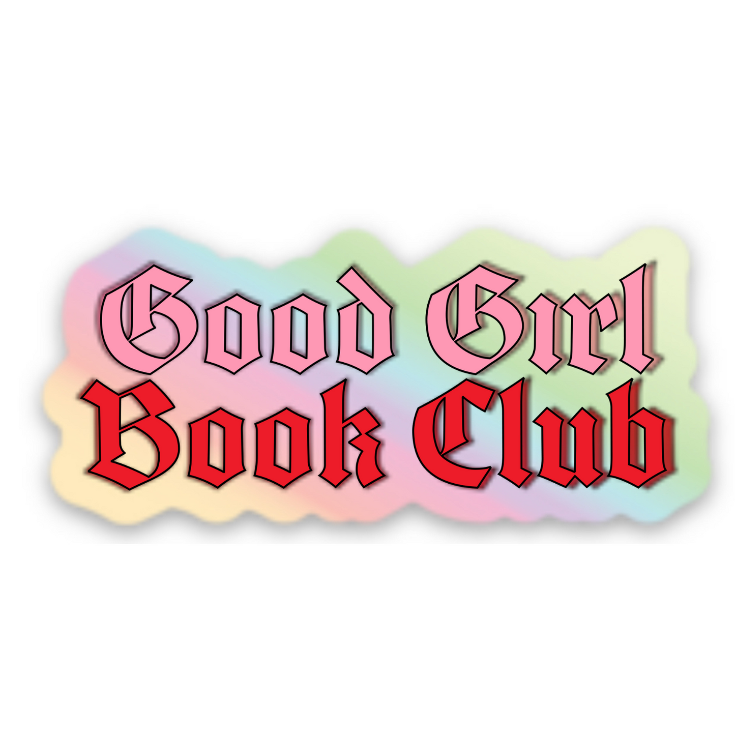 Good Girl Book Club Mini Weatherproof Sticker