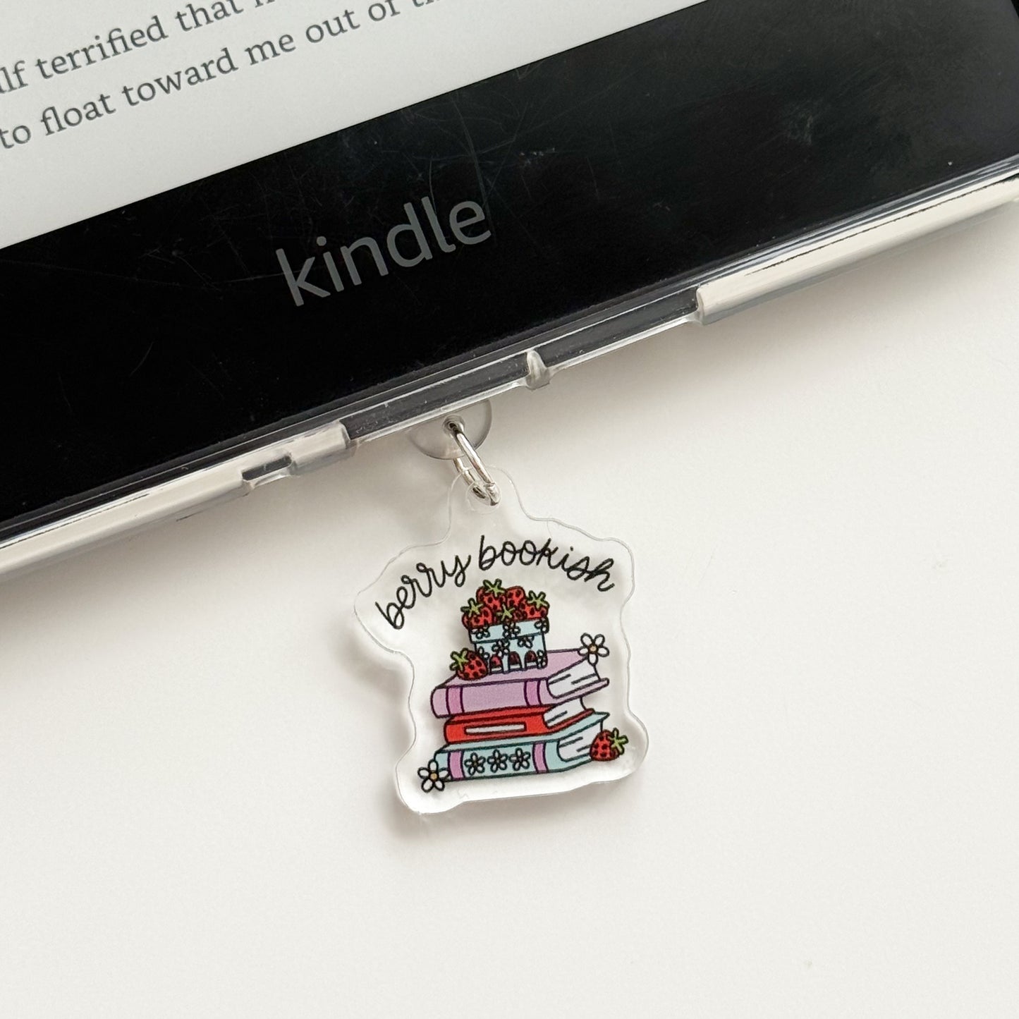 USB-C Port Charm - Berry Bookish