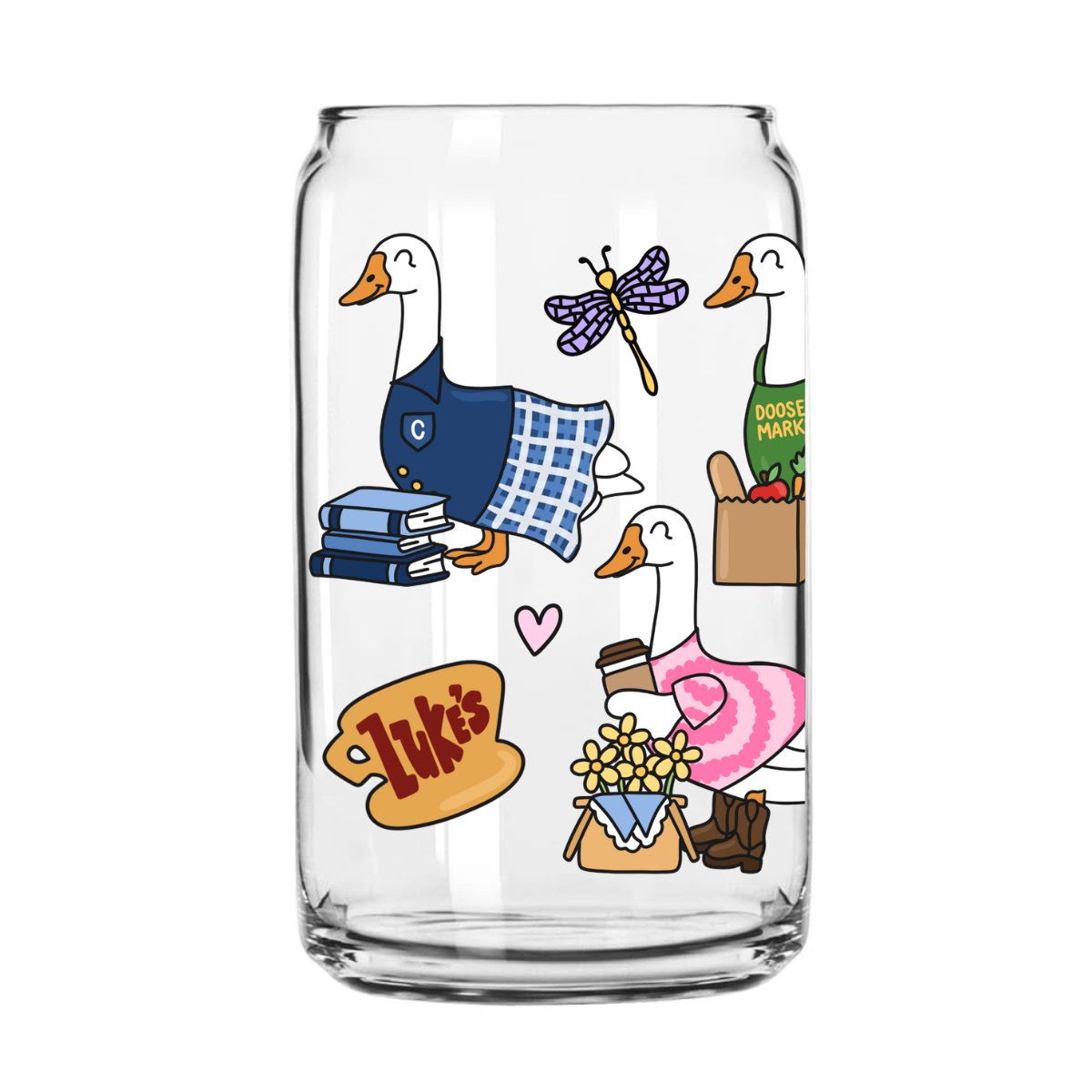 Gilmore Goose Glass Can