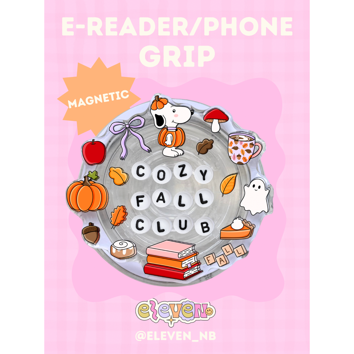 Cozy Fall Club MagSafe Grip