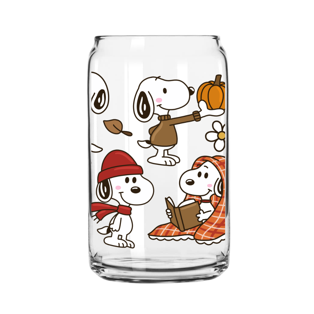 Fall Snoop Glass Can