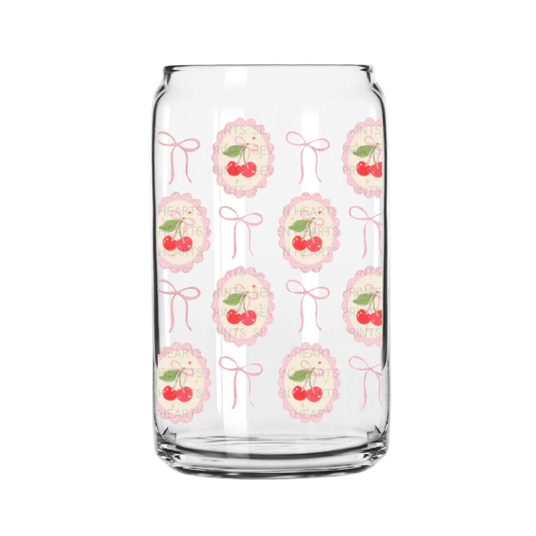 Cherry Glass Can