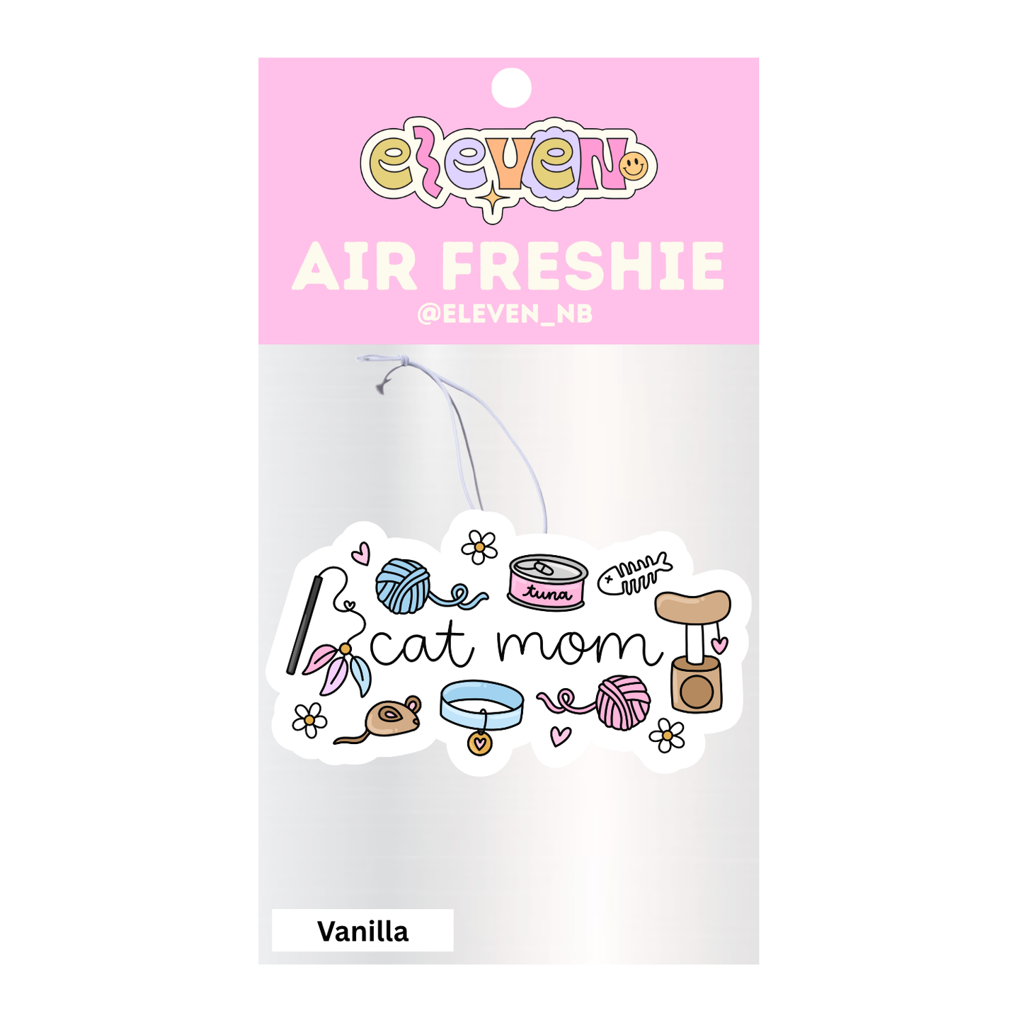 Cat Mom Air Freshie Vanilla Scent