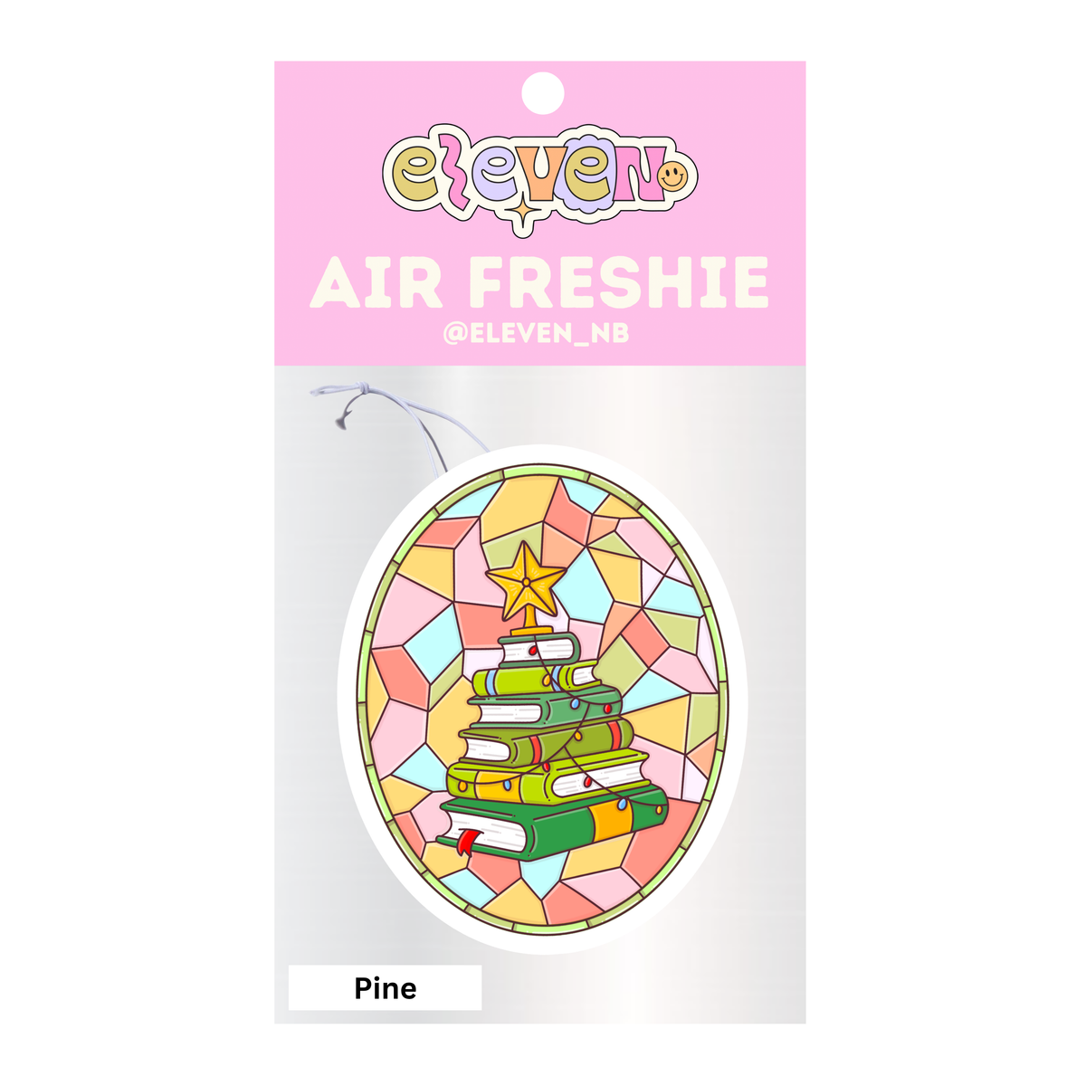 Book Tree Air Freshie Pine Scent