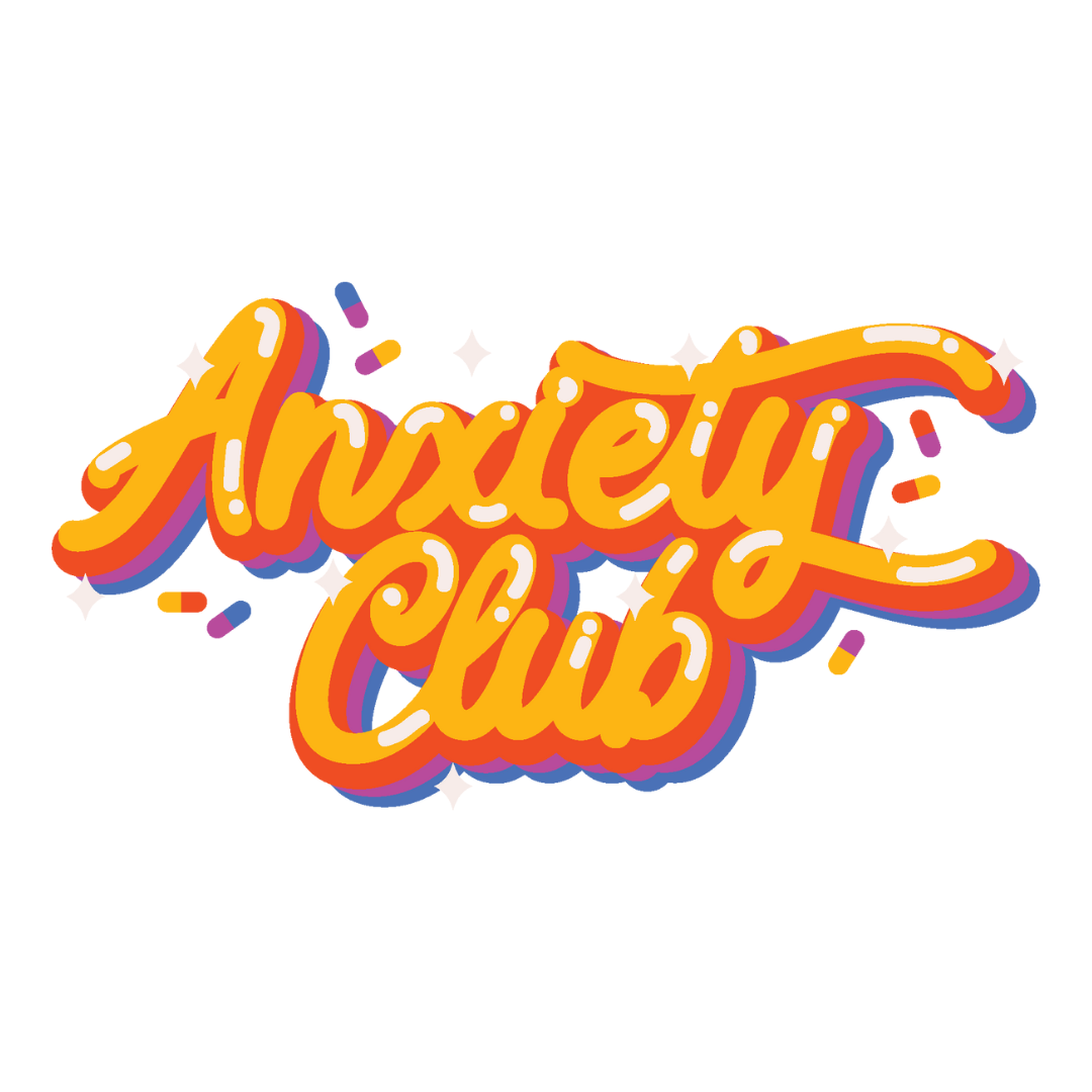 Anxiety Club Weatherproof Sticker