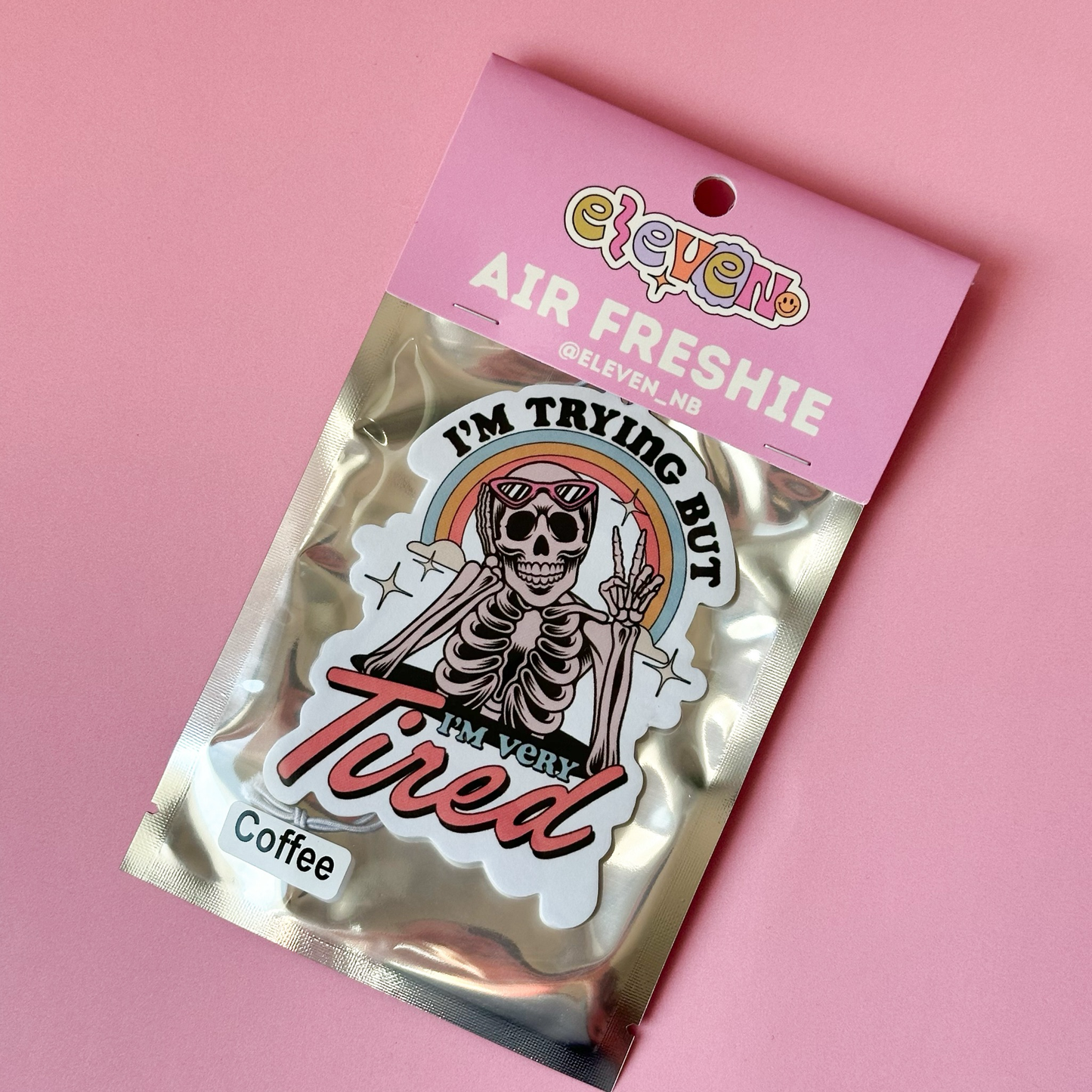 Trying But Tired Air Freshie Coffee Scent