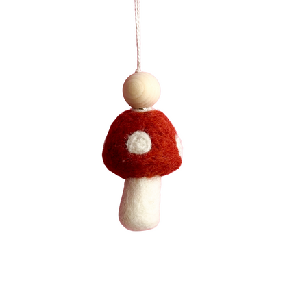 Felt Mushroom Hanging