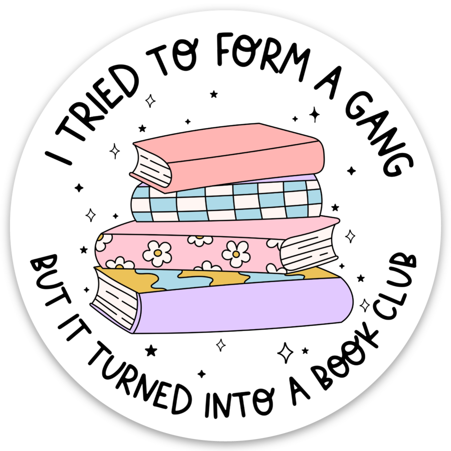 Gang Book Club | Weatherproof Sticker