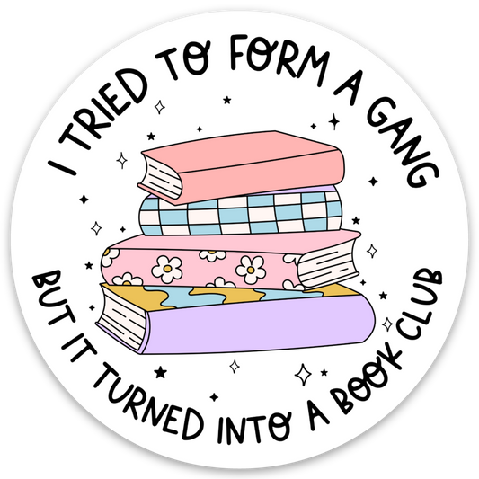 Gang Book Club | Weatherproof Sticker