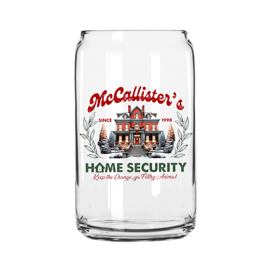 McCallister Home Security Glass Can