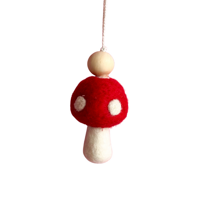Felt Mushroom Hanging
