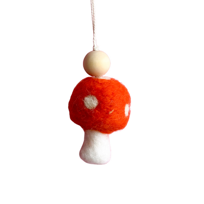 Felt Mushroom Hanging