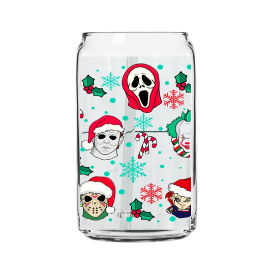 Killer Christmas Glass Can