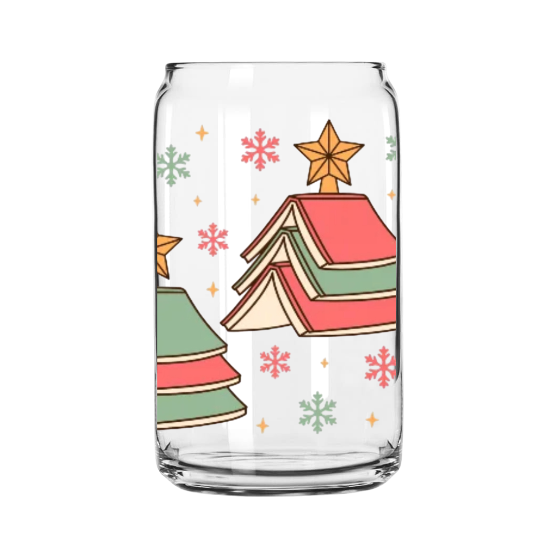 Book Tree Wrap Glass Can