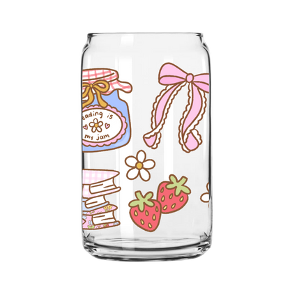 Summer Reading Glass Can
