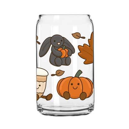 Fall Jelly Glass Can