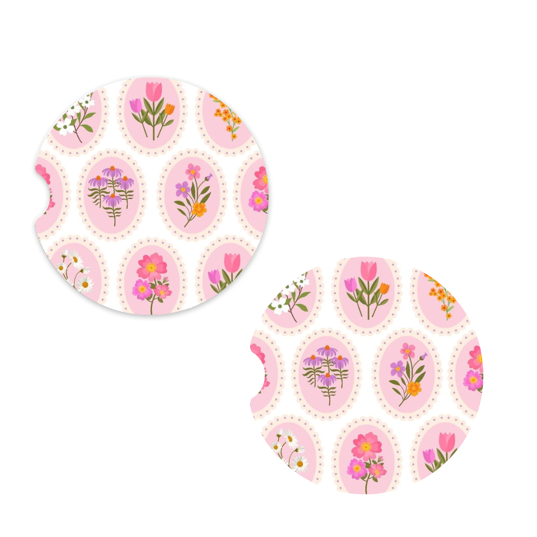 Flowers Car Coaster