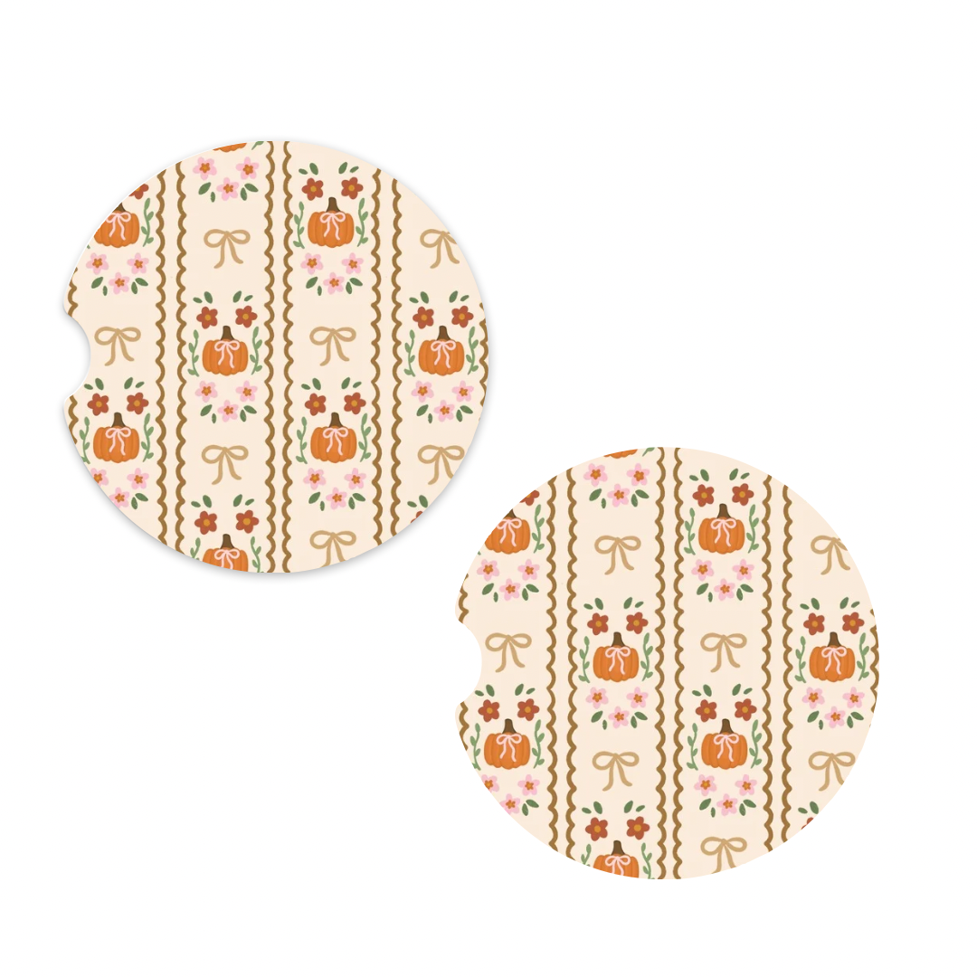 Pumpkin Spice Car Coaster
