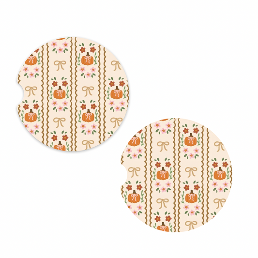 Pumpkin Spice Car Coaster