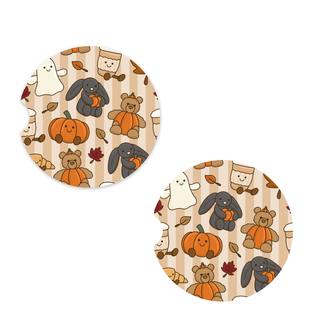 Fall Jelly Car Coasters