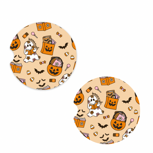 Trick Or Treat Car Coasters