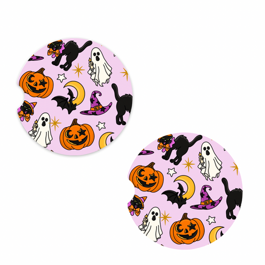 Classic Halloween Car Coasters