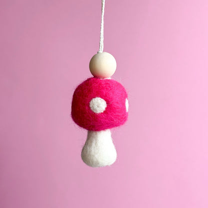 Felt Mushroom Hanging