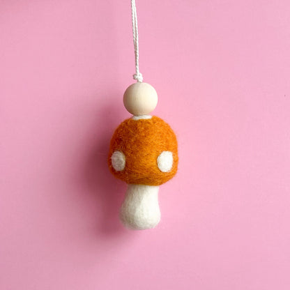 Felt Mushroom Hanging