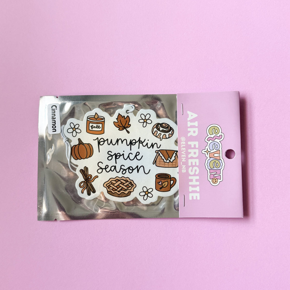 Pumpkin Spice Season Air Freshie Scent Cinnamon
