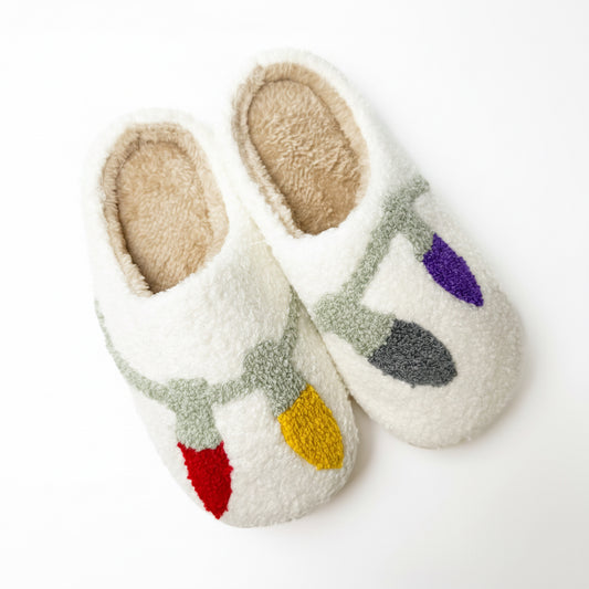 Christmas Lights Slippers