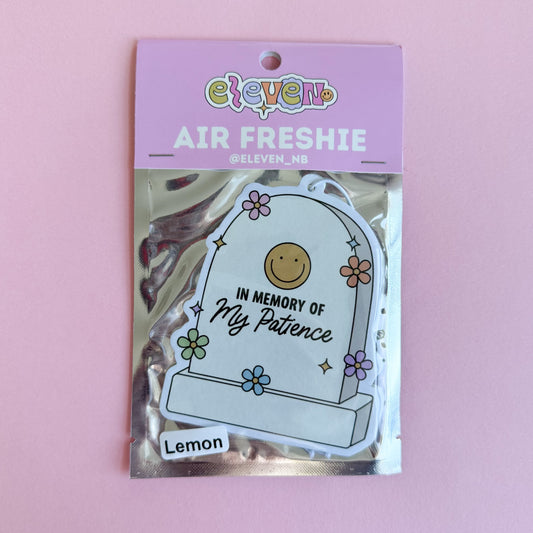 Patience Air Freshie Lemon