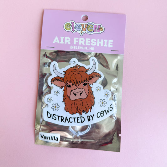 Distracted By Cows Air Freshie Vanilla
