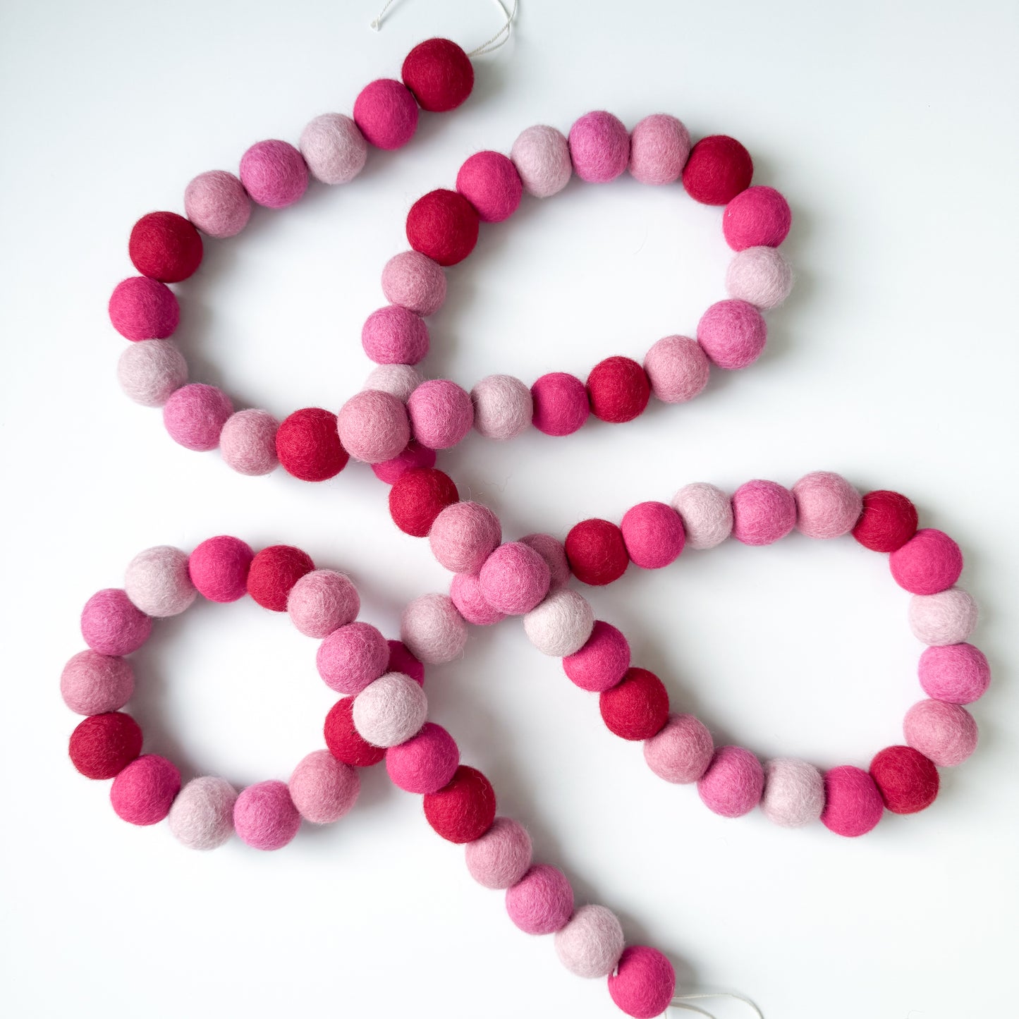 Valentine Felt Garland