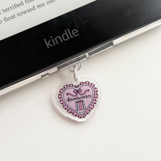 USB-C Port Charm - Bookworm
