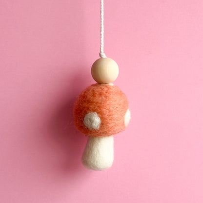 Felt Mushroom Hanging