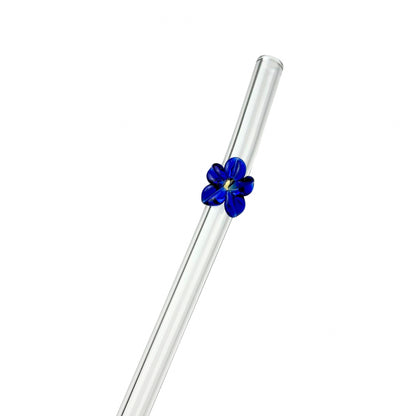 Glass Charm Straw
