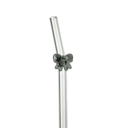 Glass Charm Straw