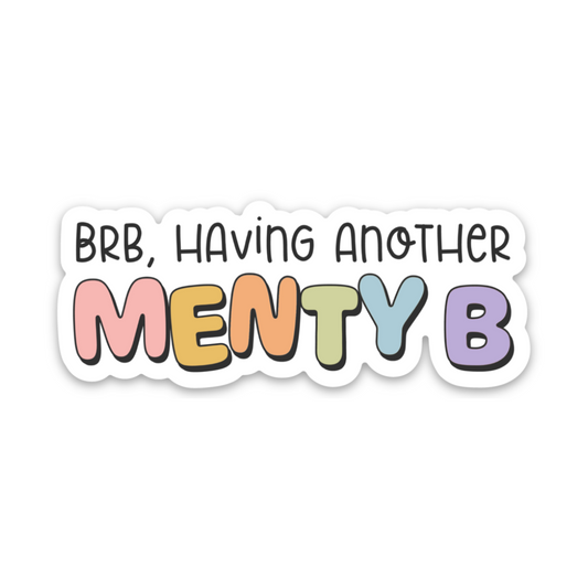 Menty B | Weatherproof Sticker