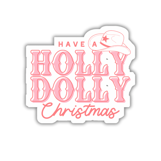 Holly Dolly Weatherproof Sticker