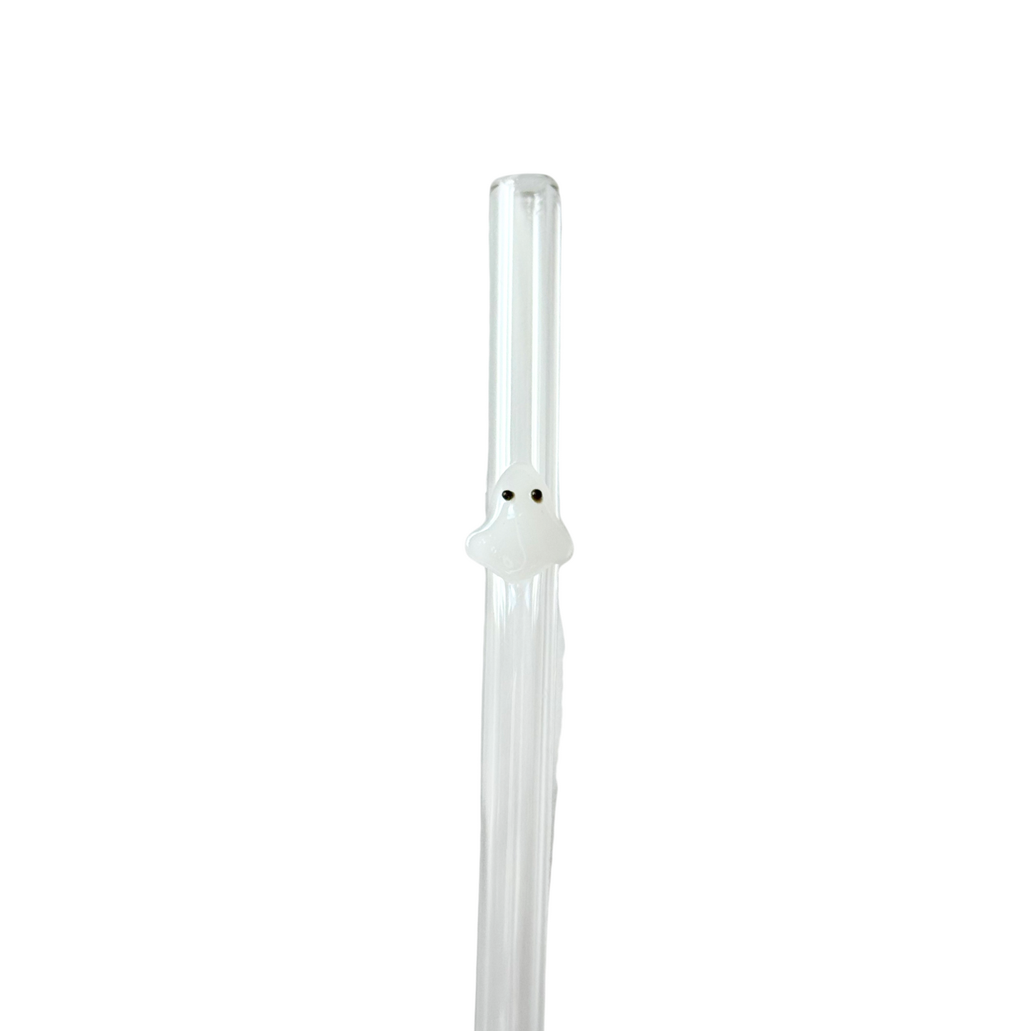 Glass Charm Straw