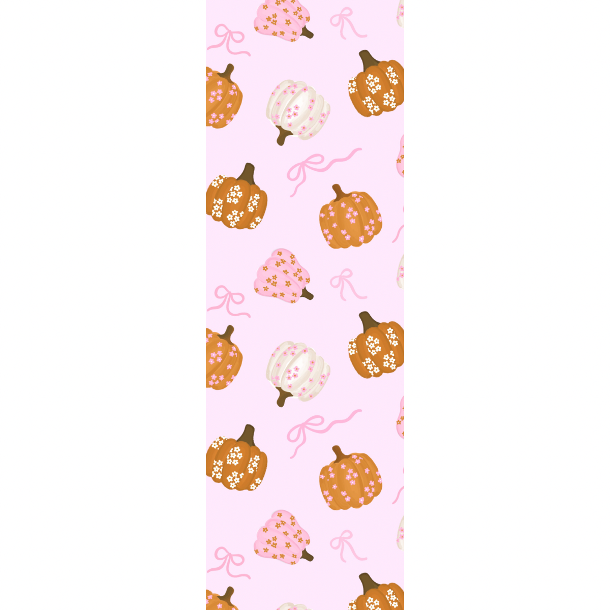 Pink Pumpkin Bookmark