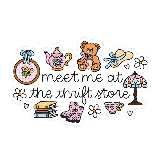 Thrift Store Weatherproof Sticker