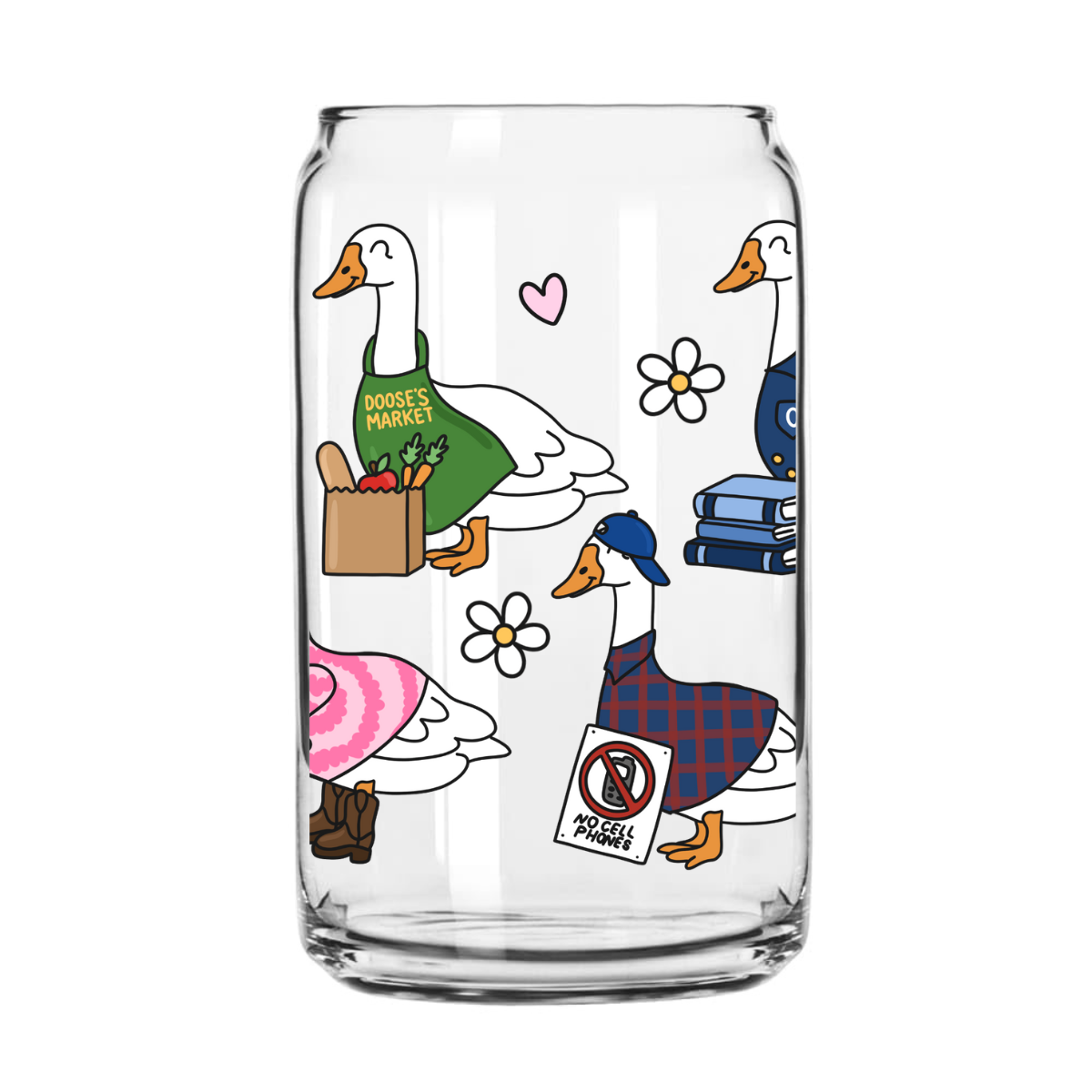 Gilmore Goose Glass Can