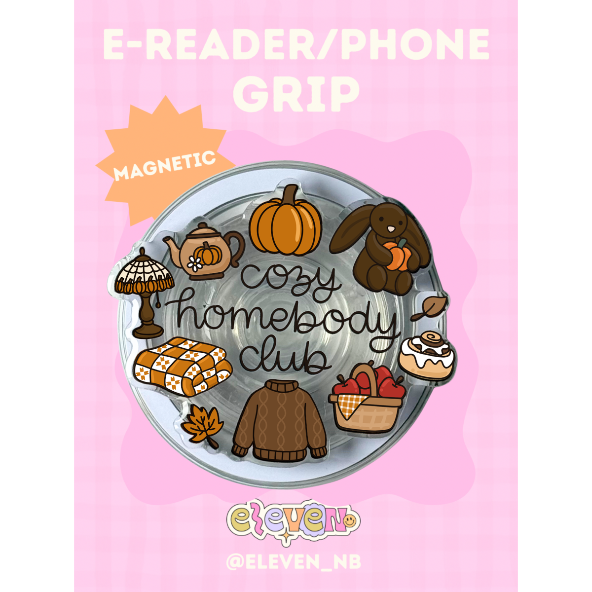 Cozy Homebody Club MagSafe Grip